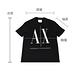 A│X Armani Exchange經典壓印字母LOGO造型純棉短袖T恤(XS/S/M/L/黑x白字) product thumbnail 6