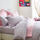Cozy inn 簡單純色-丁香紫 加大四件組 200織精梳棉薄被套床包組 product thumbnail 4