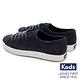 Keds KICKSTART 質感斜紋綁帶休閒鞋-藍 product thumbnail 5