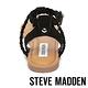 STEVE MADDEN- BRAIDED 編織羅馬繫帶平底涼鞋-黑色 product thumbnail 5