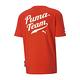 Puma 短袖上衣 Team Graphic Tee 男款 橘紅 短T T恤 歐規 E.SO 瘦子 著用款 53679295 product thumbnail 3