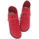 Ann’S復古英倫-素面綁帶顯瘦粗跟踝靴-紅 product thumbnail 3