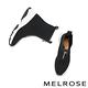 休閒鞋 MELROSE 美樂斯 率性俐落拉鍊造型飛織布高筒厚底休閒鞋－黑 product thumbnail 5