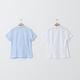 【MASTINA】波浪領點點-女短袖襯衫 白色點點襯衫 藍 白(二色/魅力商品/版型適中) product thumbnail 6