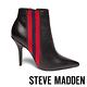 STEVE MADDEN-KNOCK尖頭性感設計側面緞飾細高跟靴-黑色 product thumbnail 2