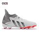 adidas 足球鞋 Predator Freak 3 運動 女鞋 愛迪達 透氣 包覆 足球訓練 大童 白 灰 FY6305 product thumbnail 3