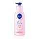 (任選12入組)NIVEA 妮維雅 粉嫩嫩潤白玫瑰/潤白櫻花 水凝乳350ml(美白保濕身體潤膚乳液) product thumbnail 4