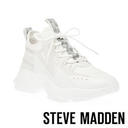 STEVE MADDEN-MATCH BOX 拼接厚底老爹鞋-白色