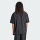 Adidas M CE Q2 Shirt [IR5188] 男 短袖 襯衫 運動 休閒 寬鬆 防潑水 拉鍊 黑 product thumbnail 3
