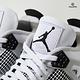 Nike Air Jordan 4 White and Black 男鞋 白灰色 AJ4 運動 籃球鞋 DH6927-111 product thumbnail 3