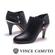 VINCE CAMUTO-真皮金屬側扣高跟踝靴-黑色 product thumbnail 6