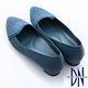 DN 古典美人 MIT精緻鑽飾羊皮微尖樂福鞋 藍 product thumbnail 4