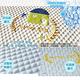 【米夢家居】冰紗床包涼蓆雙人5尺(不含枕套)-可機洗雙涼感3D豆豆釋壓一件組-軟床專用晶亮白 product thumbnail 4