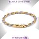 CHARRIOL夏利豪 Bangle Love Twist 真愛金銀雙索手環S款 C6(04-804-1279-0) product thumbnail 6