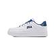 FILA Court Trend 男潮流復古小白鞋-白/藍 1-C929X-113 product thumbnail 5