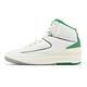 Nike 休閒鞋 Air Jordan 2 Retro 男鞋 白 幸運綠 AJ2 皮革 經典款 高筒 DR8884-103 product thumbnail 2