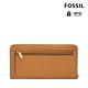 FOSSIL Logan 多層真皮拉鍊RFID防盜長夾-焦糖色 SL7831235 product thumbnail 5