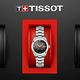 TISSOT天梭 官方授權 T-MY LADY典雅真鑽機械腕錶-黑 29.5mm/T1320071106601 product thumbnail 5