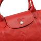 LONGCHAMP Le Pliage Cuir 小羊皮兩用手提包(紅/小) product thumbnail 6