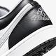 Air Jordan 1 Low Black Medium Grey 影子 黑白灰 低筒 皮革 運動 休閒鞋 553558-040 product thumbnail 9
