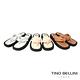 Tino Bellini 西班牙進口羊皮夾腳厚軟底涼拖鞋-棕 product thumbnail 6