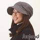 Sunlead 小顏效果。保暖防寒護髮美型貝蕾帽 (鐵灰黑) product thumbnail 6