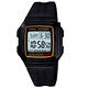 CASIO 超強進化10年電力數位方塊錶(F-201WA-9A)-黑x黃框/34mm product thumbnail 2