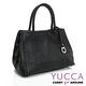 YUCCA -熱銷鱷魚紋牛皮氣質甜美手提包-黑色 D0103001C76 product thumbnail 2