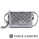 Vince Camuto 幾何菱格金屬鍊肩背包-銀色 product thumbnail 3