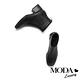 短靴 MODA Luxury 極簡時髦主義牛皮粗高跟短靴－黑 product thumbnail 5