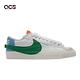 Nike 休閒鞋 Blazer Low 77 Jumbo 女鞋 經典款 鴛鴦配色 皮革 麂皮 球鞋穿搭 白 彩 DQ1470100 product thumbnail 6