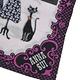 ANNA SUI 品牌黑貓圖騰字母LOGO帕領巾(紫色系邊) product thumbnail 4