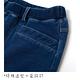 PIPPY經典壓線棉質彈性緊帶式牛仔長褲 藍 product thumbnail 5