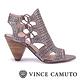 Vince Camuto 編織簍空側繞帶高跟涼鞋-銀色 product thumbnail 3