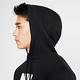 Nike 長袖T恤 NSW Fleece Hoodie 黑 白 男款 帽T 基本款 上衣 長袖 大Logo product thumbnail 7