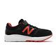 New Balance 慢跑鞋 570 Wide 寬楦 童鞋 紐巴倫 緩震 透氣 涼爽 魔鬼氈 中童 黑 橘 YT570CRZ-W product thumbnail 3