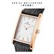 Daniel Wellington DW Bound 35x24mm 經典摩登寂靜黑皮革方錶-三色任選 product thumbnail 10