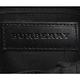 BURBERRY 經典戰馬格紋小牛皮飾邊外袋設計長型斜背記者包(黑) product thumbnail 8