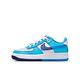 NIKE 休閒鞋 女鞋 大童 運動鞋 AF1 AIR FORCE 1 LV8 2 GS 藍白 DZ2660-100 product thumbnail 2