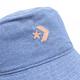 Converse 帽子 Chain Stitch Seasonal Bucket Hat 男女款 藍 漁夫帽 遮陽 10024956A01 product thumbnail 5