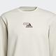 adidas 長袖上衣 Crew Sweatshirt 男款 奶油白 大學T 法國棉 三線 表情符號 愛迪達 HM2497 product thumbnail 9