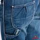BRAPPERS 女款 BoyFriendJeans系列-女用八分反摺工作褲-藍 product thumbnail 10