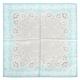 Nina Ricci 華麗蕾絲花朵混綿方型絲巾-水藍色 product thumbnail 2