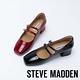 STEVE MADDEN-DIANA 皮革粗跟雙帶瑪莉珍鞋-黑色 product thumbnail 7