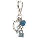 MICHAEL KORS 糖瓷愛心鑰匙鎖頭造型鑰匙圈吊飾-粉藍色 product thumbnail 2