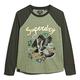 SUPERDRY 女裝 長袖上衣 大學T Custom Embellsh Raglan 橄欖綠灰 product thumbnail 2