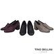Tino Bellini義大利進口特殊啞光布料高跟踝靴_酒紅 product thumbnail 3