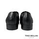 TINO BELLINI 男款牛皮微方頭流線造型摩登紳士鞋-黑 product thumbnail 5
