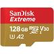 SanDisk 128G Extreme micro SDXC U3 UHS-I A2 記憶卡 SDSQXAA 公司貨 product thumbnail 2