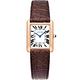 CARTIER TANK SOLO 坦克經典18K玫瑰金中型腕錶-27x34mm product thumbnail 2